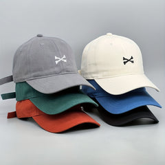 Vintage Bone Embroidery Baseball Cap Unisex Sun Hat
