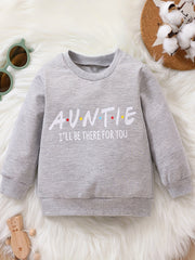 Baby Boy's Graphic Long Sleeve Crew Neck Sweatshirt