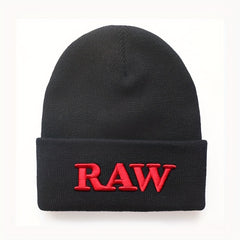 RAW Embroidered Beanie Hat