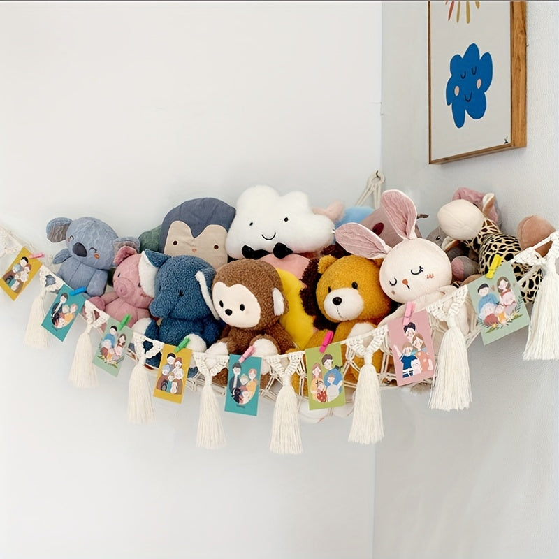 Stuffed Animal Storage Hammock for Kids' Room