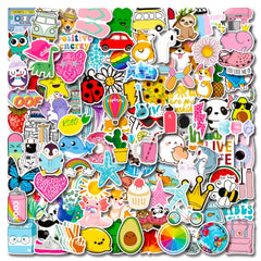 110pcs Vsco Vinyl Waterproof Stickers Laptop Skateboard Stickers