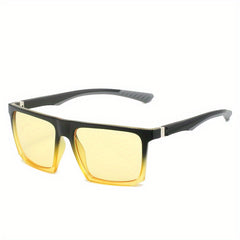 Men's Square Sunglasses UV400 Protection for Cycling