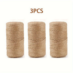 Jute Rope Line DIY Braided Rope Tote Bag Clothing Tag Hemp Rope Bundle