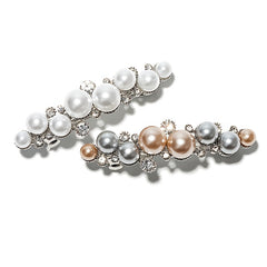Crystal Rhinestone Pearl Hairpin Vintage Barrette Hairclip