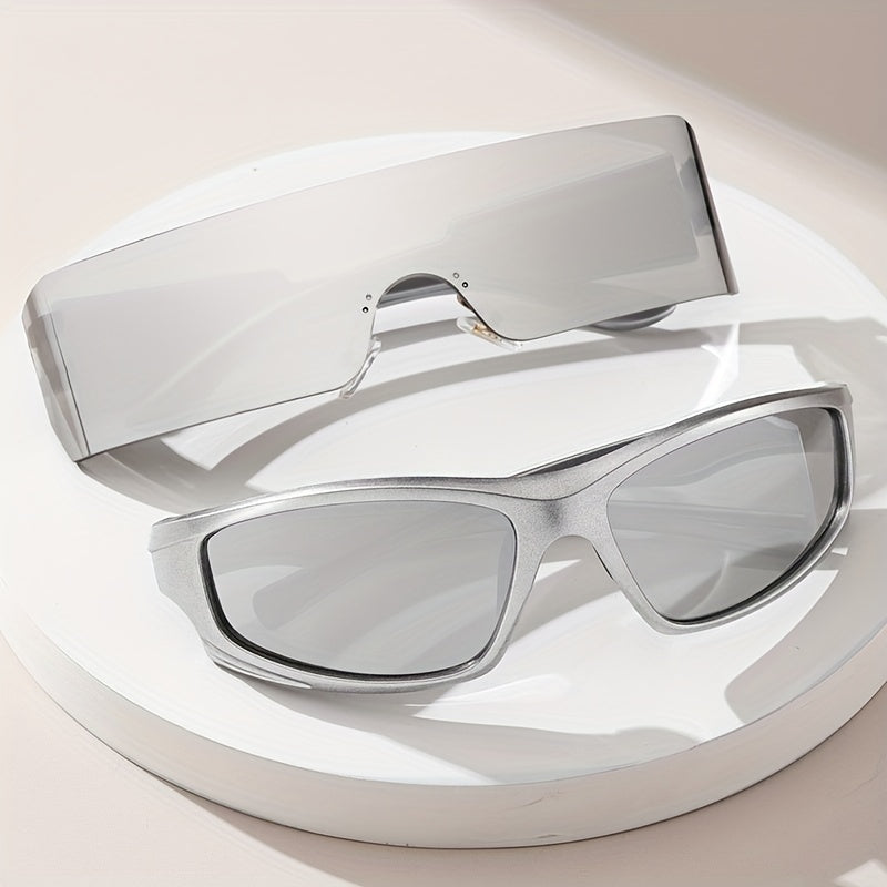 Y2K Cyberpunk Sunglasses Anti Glare Sports Glasses UV400