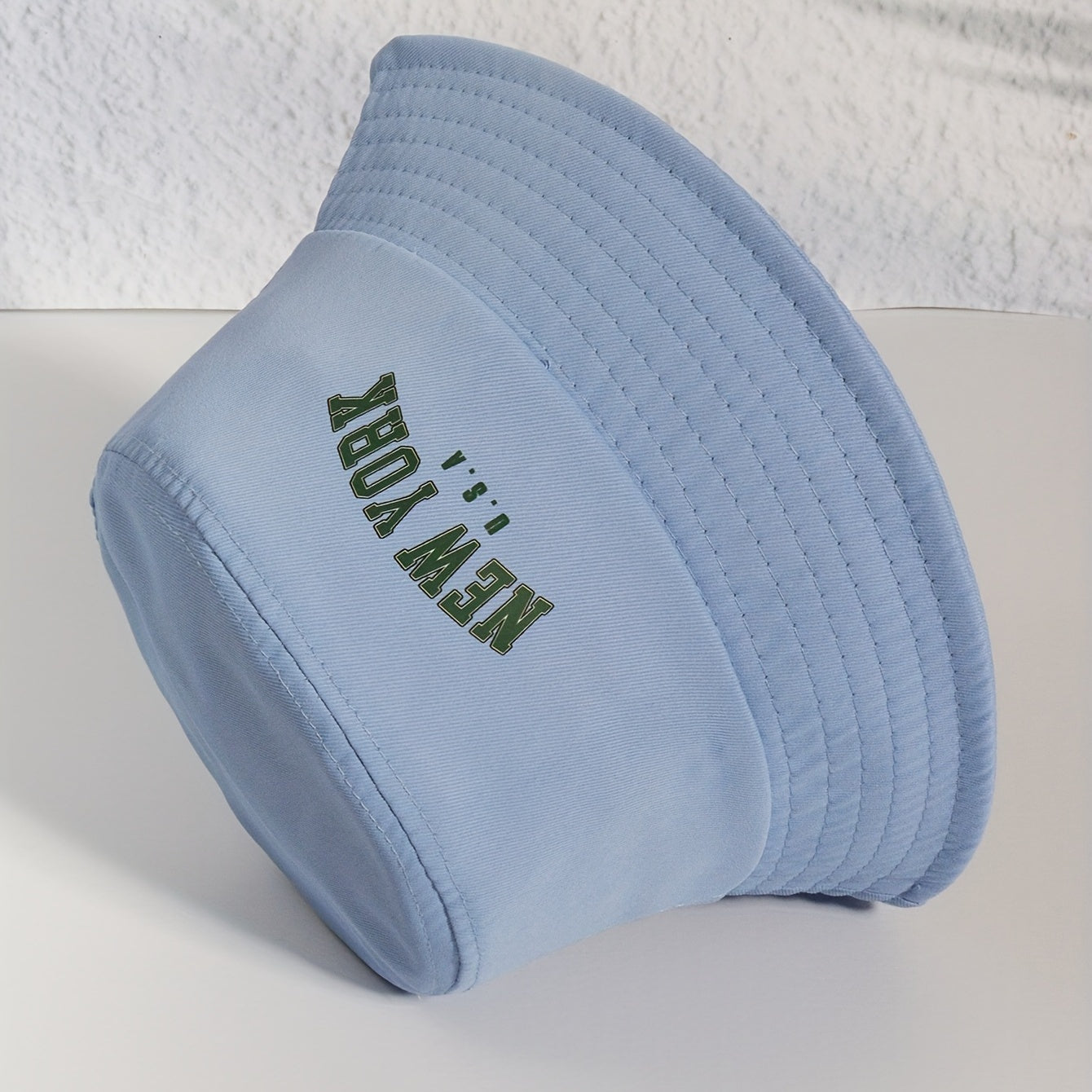 York Print Bucket Hat Unisex Lightweight Sunscreen Fisherman Cap