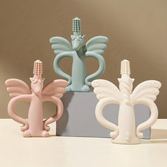 Portable Infant Toothbrush Teether for Soothing Baby's Sore Gums