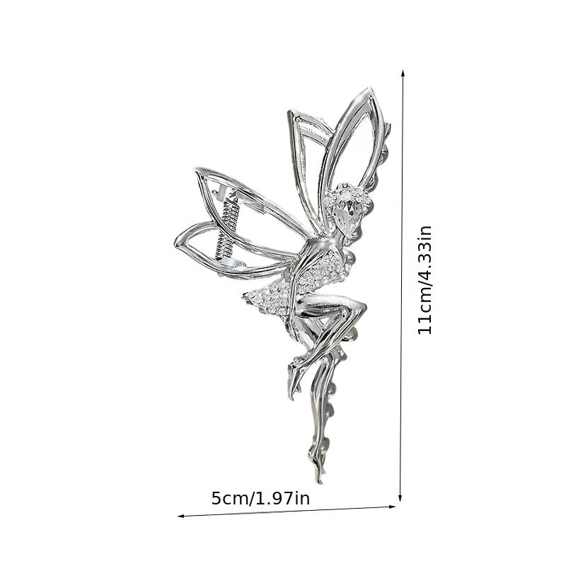 Fairy Hair Claw Rhinestone Banana Clip Hairgrip Accessory
