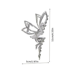Fairy Hair Claw Rhinestone Banana Clip Hairgrip Accessory