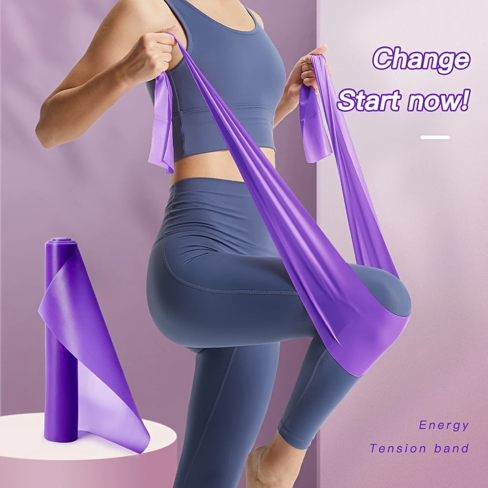Yoga Stretching Tension Band Elastic Resistance Band Fitness Dance Training