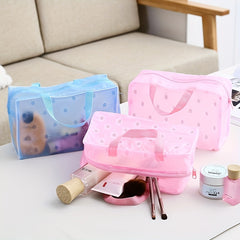 Transparent Travel Cosmetic Bag Waterproof Large Capacity Wash Bag