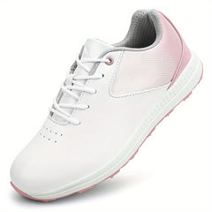Women's Waterproof Spike Sneakers Non Slip Golf Shoes