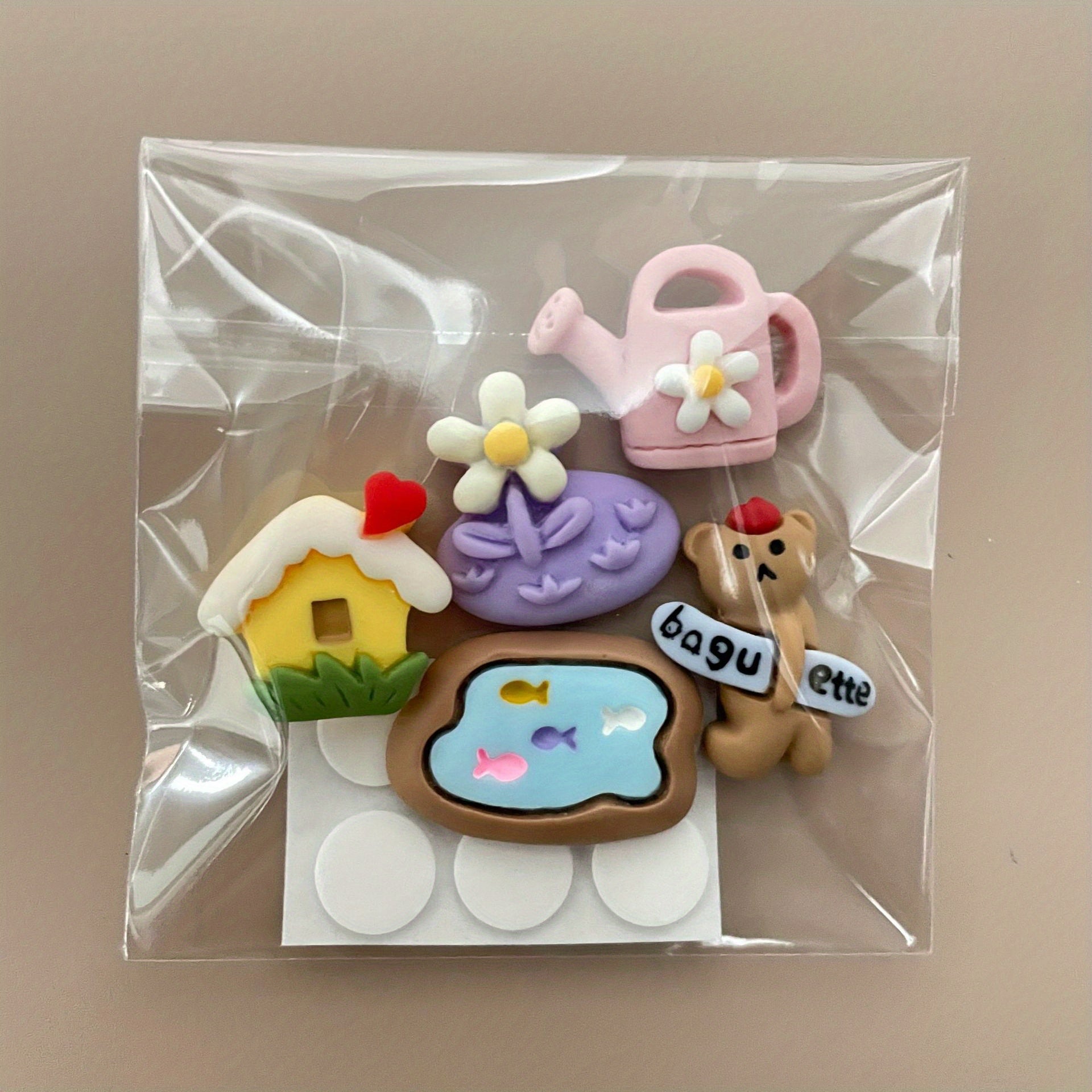 Cartoon Cream Glue Resin Jewelry Patches DIY Accessories