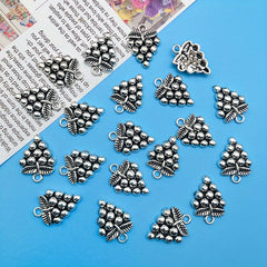 20pcs Wine Glass Barrel Bottle Charms for DIY Jewelry Making