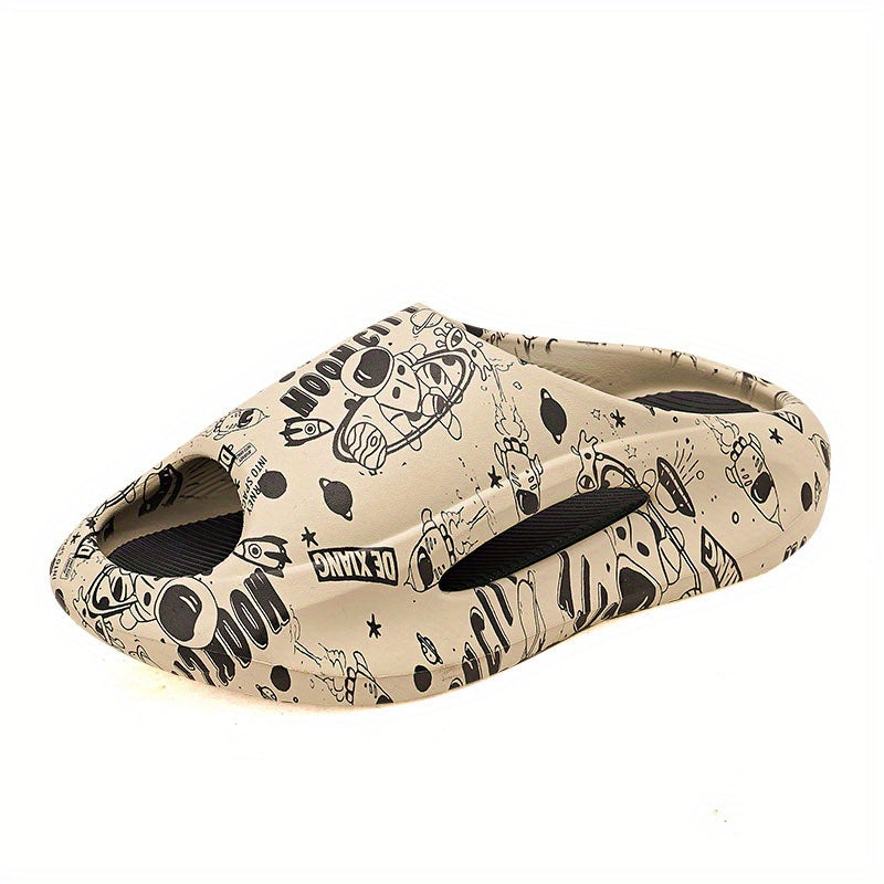 Men's Astronaut Comfy Slides Non Slip Slippers Indoor Outdoor