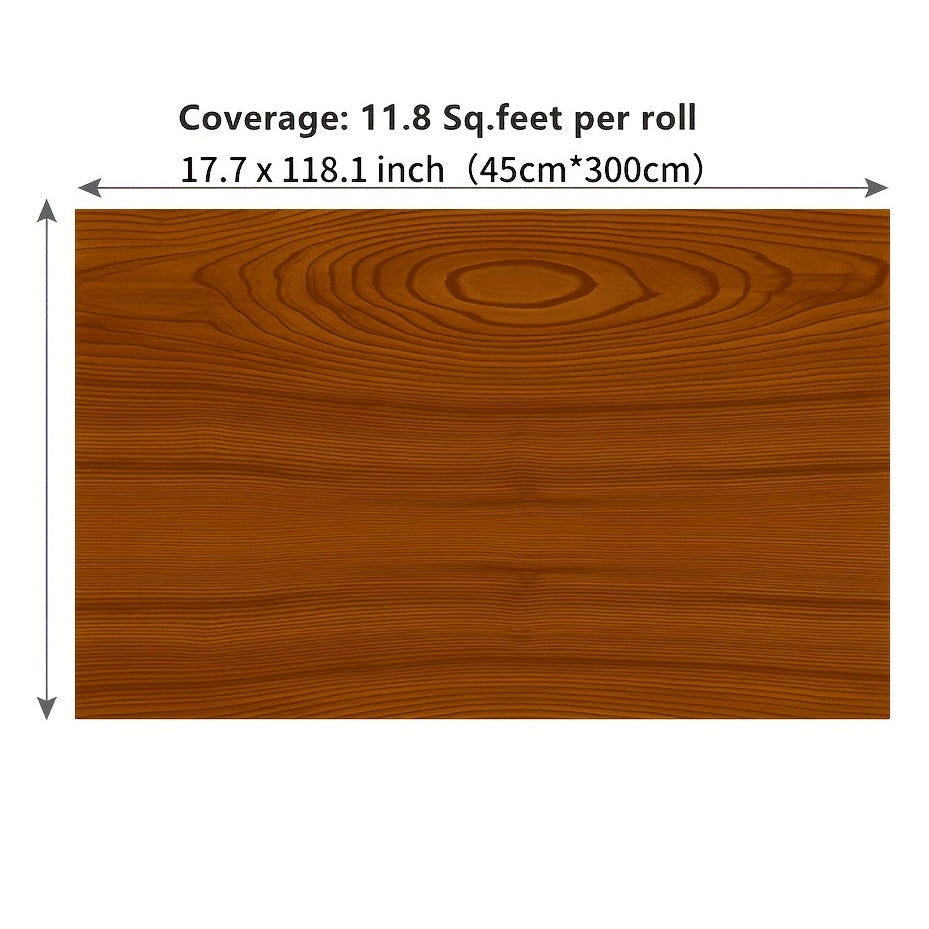 Light Brown Wood Peel And Stick Wallpaper - Self Adhesive Film