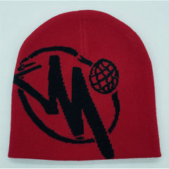 Hip hop Knit Beanie Hat Hat With Printing For Men And Women