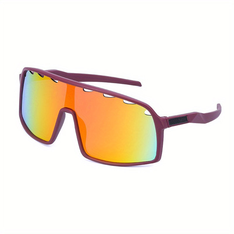 Men's Colorful Cycling Sunglasses Outdoor Sports Eyewear with Glasses Bag