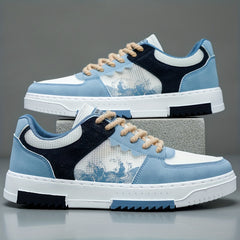 Casual Men's Lace Up Sneakers for Daily Wear