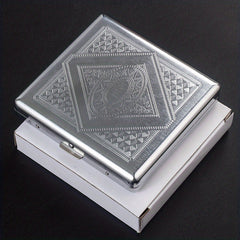 20pcs Stainless Steel Cigarette Box Anti-pressure Storage Box