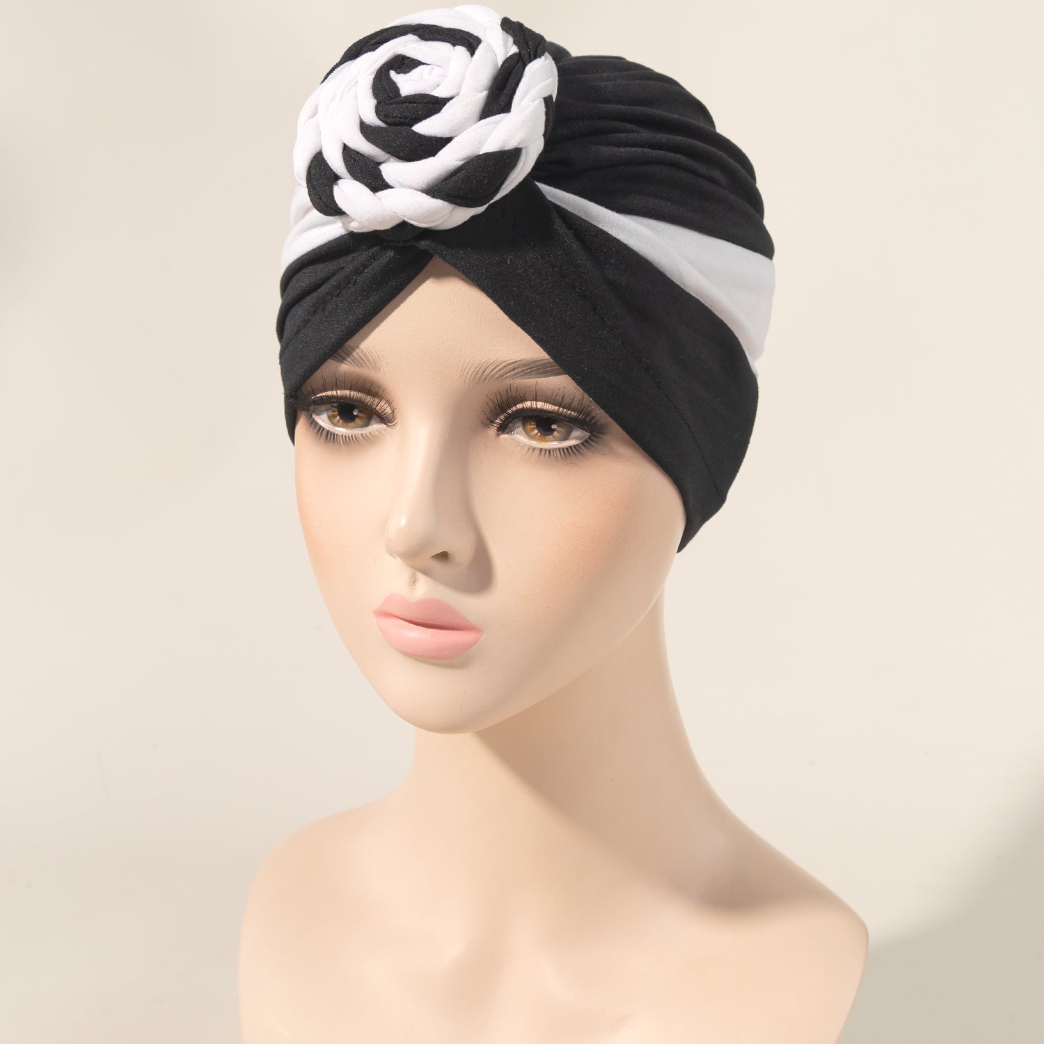 Pre Tied Turban Head Wrap for Women Twist Knot Hat