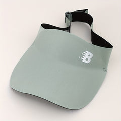 Ultra Light PU Leather Visor Hat Candy Waterproof Ponytail Sun Hat UV Protection