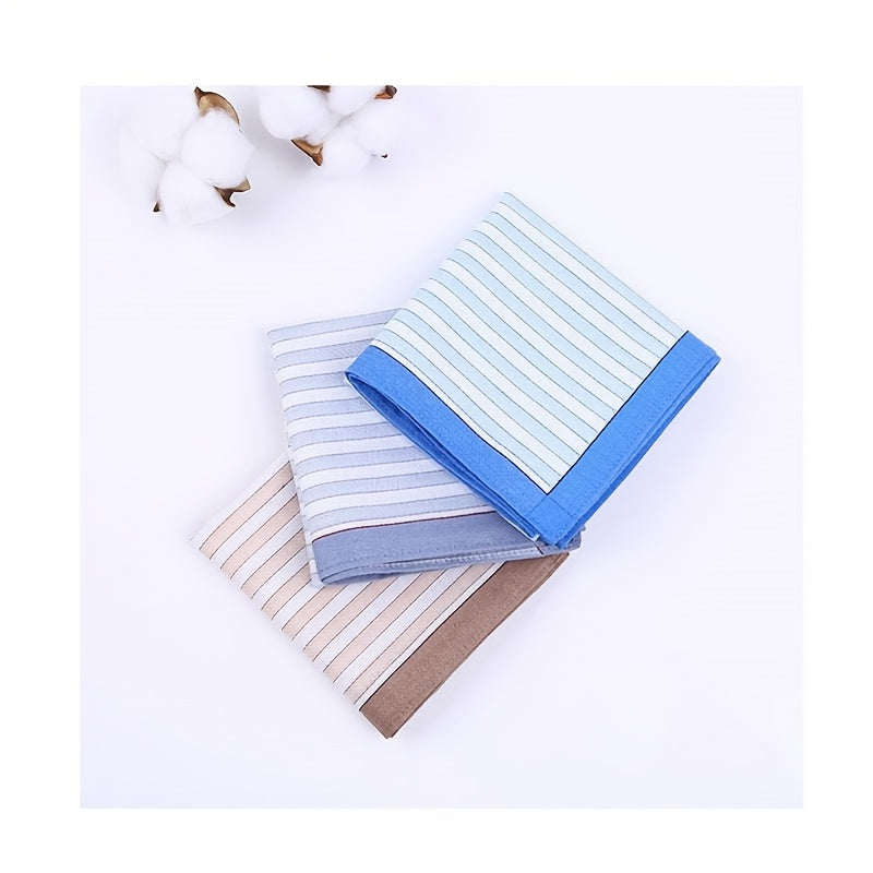 12 Pack Lightweight Summer Handkerchiefs Soft Absorbent Portable Wipes