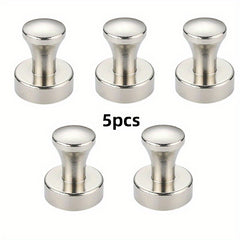 5pcs Neodymium Magnetic Pushpin Metal Strong Magnetic Tack Decompressing Toy
