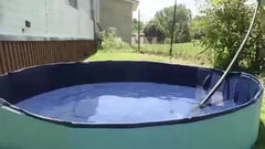 Foldable Dog Pool Collapsible Hard Plastic Swimming Pool for Pets Dogs Cats