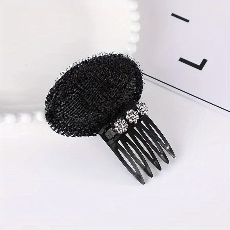 Women's Hair Comb with Cushion for Bangs Styling