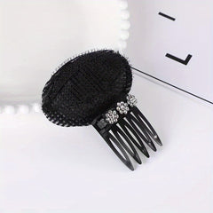 Women's Hair Comb with Cushion for Bangs Styling