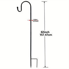 Adjustable Shepherd Hook Garden Bird Feeder Bracket 157 cm