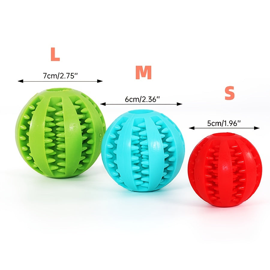 Dog Leaking Food Toy Rubber Chew Toys Interactive Molar Toy