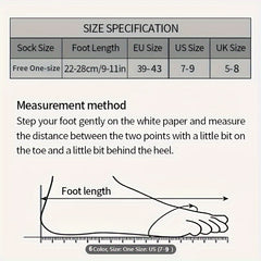 Breathable Moisture Wicking Athletic Socks - 6 Pairs