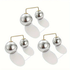 3pcs Faux Pearl Waist Brooch Set Pin Buckle Tightening Waistband