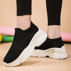Autumn Thick Sole Heightening Shoes Casual Sports Shoes for Women