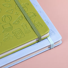 A6 Hardcover Pocket Notebook Ruled 200 Pages
