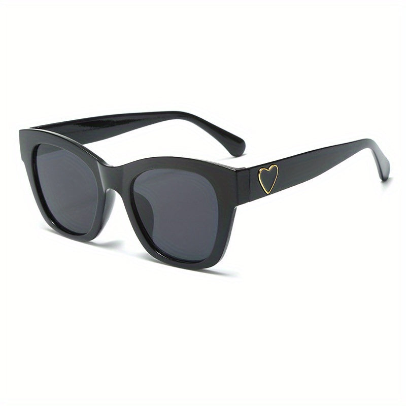 Heart Jelly Square Sunglasses UV400 Sun Shades Glasses