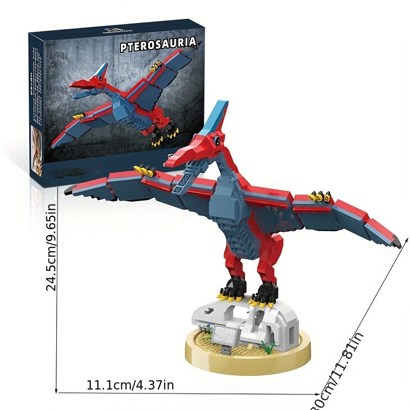 Tyrannosaurus Pterosaur Dinosaur Building Block Model Toy