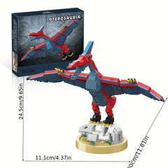 Tyrannosaurus Pterosaur Dinosaur Building Block Model Toy