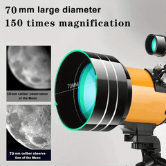 High Mag. Professional Astronomical Telescope 333x 70mm