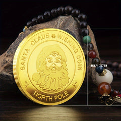1pc Christmas Coin Thanksgiving Party Favors Badges