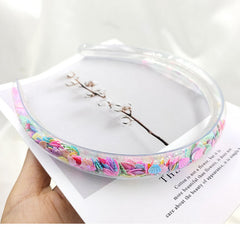 Girls Glitter Sequin Soft Headbands Hair Accessories
