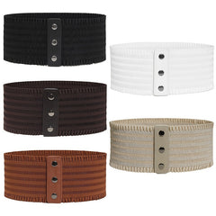 Women's Stretchy Dress Belts Elastic Corset Waistband