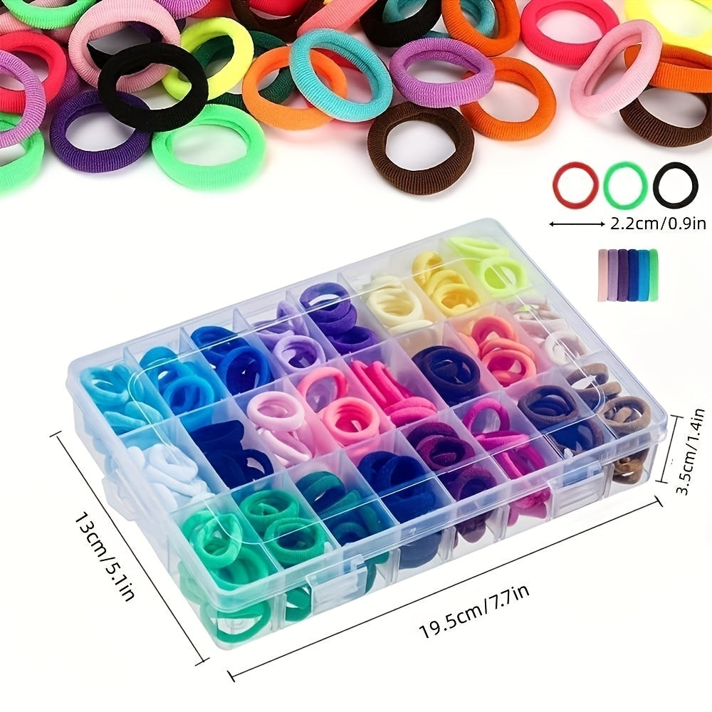 240pcs Small Rubber Band Hair Rings Elastic Hair Accessories for Kids