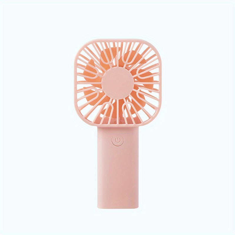 Cartoon Handheld Fan USB Rechargeable Portable Pocket Fan