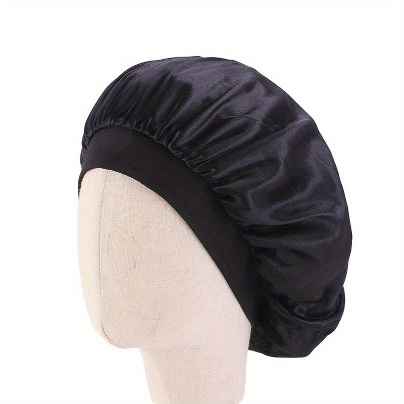 Kids Silk Satin Bonnet Cap for Night Sleep