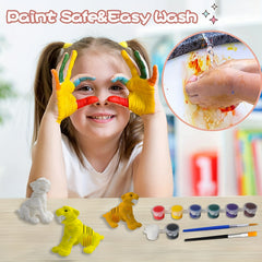 6pcs 3D DIY Hand-Painted Mold Set for Stress-Relieving Coloring