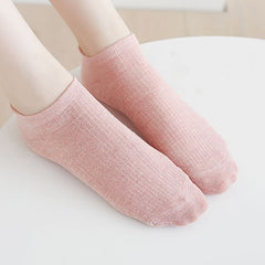 6 Pairs Womens No Show Socks Breathable & Soft Ankle Stockings & Hosiery