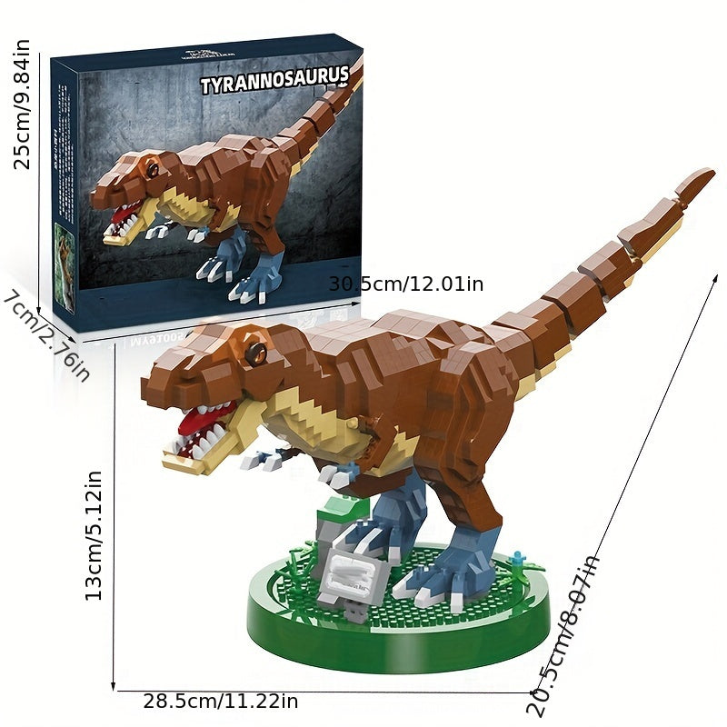 Tyrannosaurus Pterosaur Dinosaur Building Block Model Toy